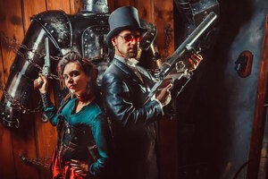 Фотография перформанса Робот Франкенштейна от компании Изоляция (Фото 3)